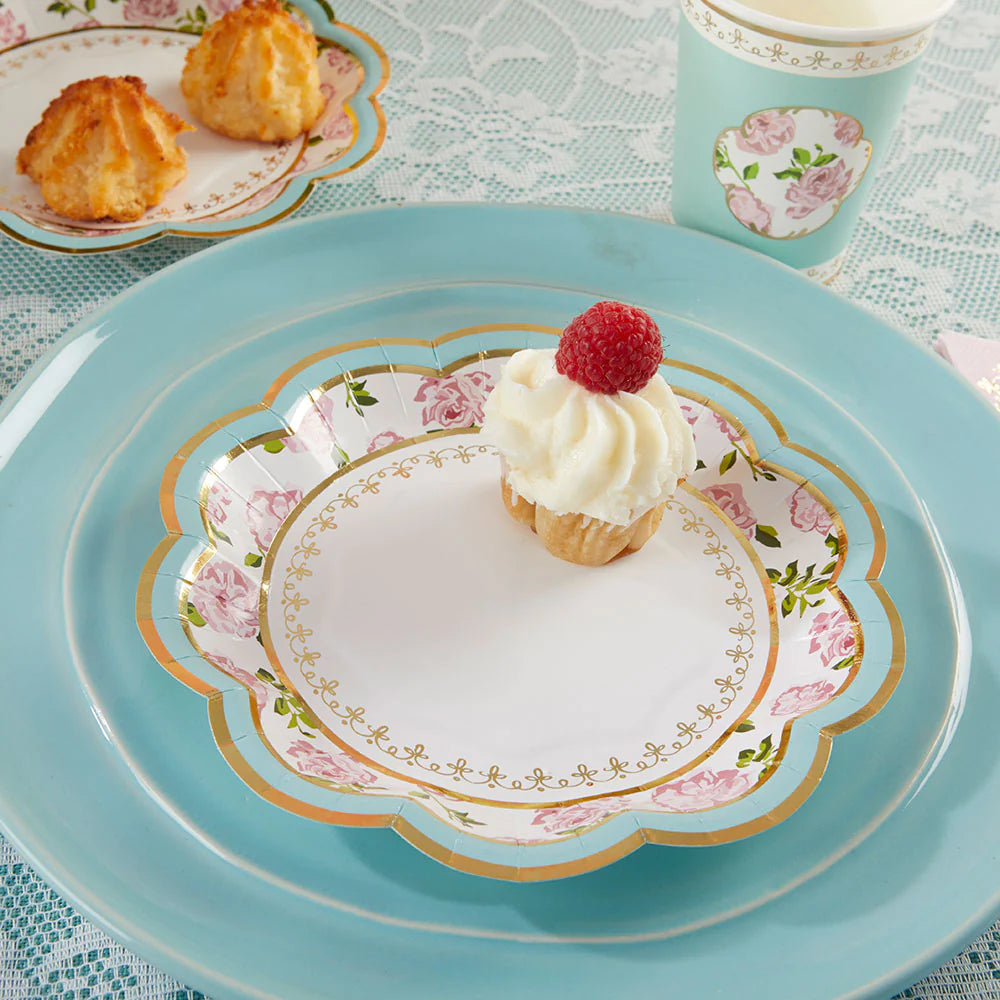 Tea Time Whimsy 7 inch Paper Plates