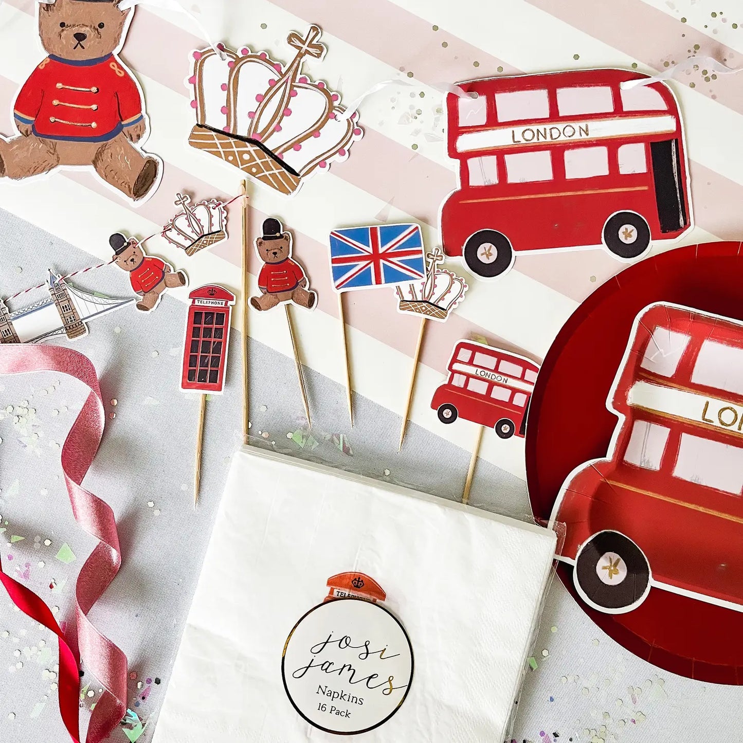 London Cupcake & Cake Toppers